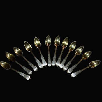 spoons in silver vermeil napoleon three