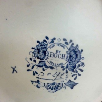 coppia di vasi Boch Delft