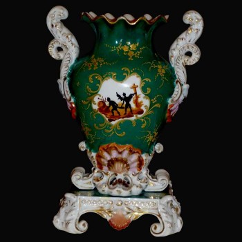 Paris 19 th J.P. porcelain vase
