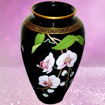 coleccion Makoto Miyagi - florero de la porcelana de Franklin Mint