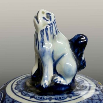 coppia di vasi Boch Delft Royal Sphinx