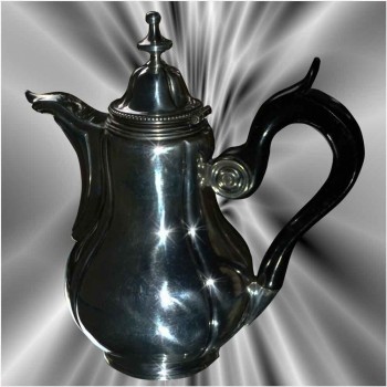 Silver coffee pot XIX eme siecle