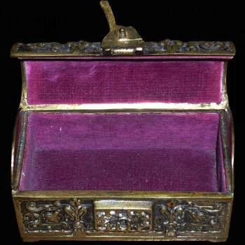 Ormolu decorated Gothic style of arabesque box