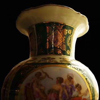 Vienna porcelain-Royal Vienna vase