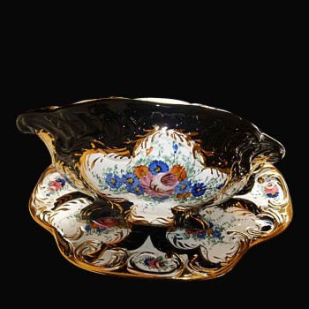 Elegant tureen and its display in
