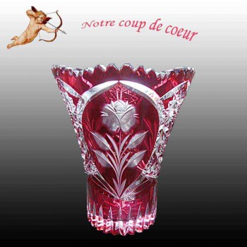 German Meissen    crystal Art Deco collection vase