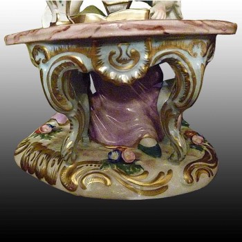 French porcelain-Statuette of Paris XIXth century-La Liseuse