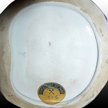 porcelana estatuilla porcelana francesa del siglo 19  la liseuse