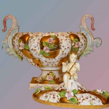 Italienische    Keramikamphore - die Sesto-Palme
