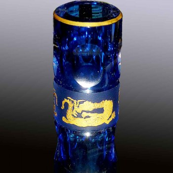 Vase Val Saint Lambert Danse du Dragon