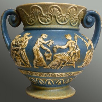 Ceramica nell'antico periodo fiat lavico tedesco.