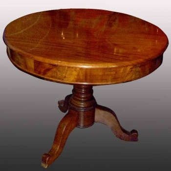 Louis Philippe pedestal table XIX century
