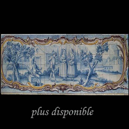 18th century earthenware painting