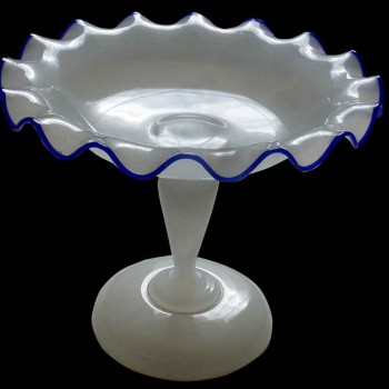 Coupe en opaline savonneuse Charles X