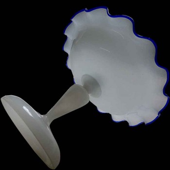 Charles X soap bubble opaline bowl