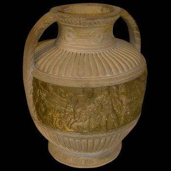 Maceta de terracota Italia Art Deco