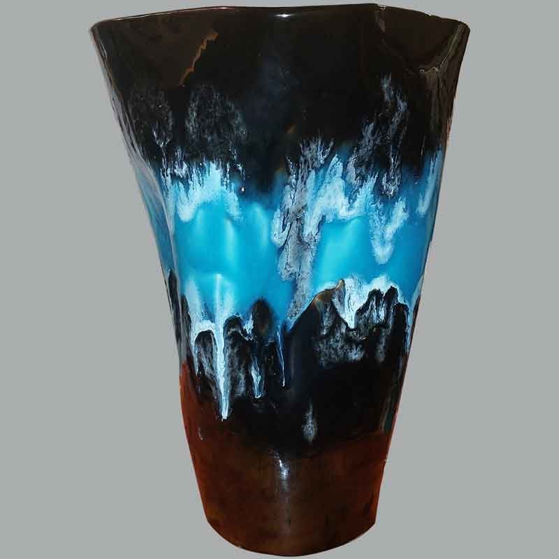 Vaso in ceramica vintage FAT LAVA Germania