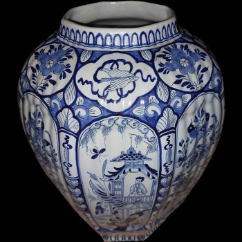 Boch Keramis Orientalist vase trio