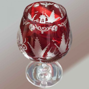 19th century Bohemian wine glasses