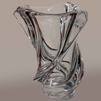 vaso in cristallo val saint Lambert di Antonio e Guido Bon 1950-1960