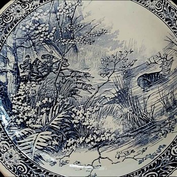 Plato Delft plate By Boch para Royal Sphinx vintage