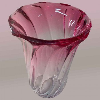 Vase en cristal Val Saint Lambert René Delvenne th 1957