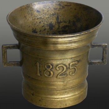 19th century bronze apothecary mortar and pestle