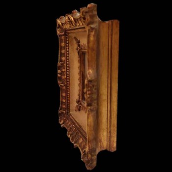 Miniatuur ivoor portret van Napoleon II, hertog van Reichstadt, oud bord, gouden lijst