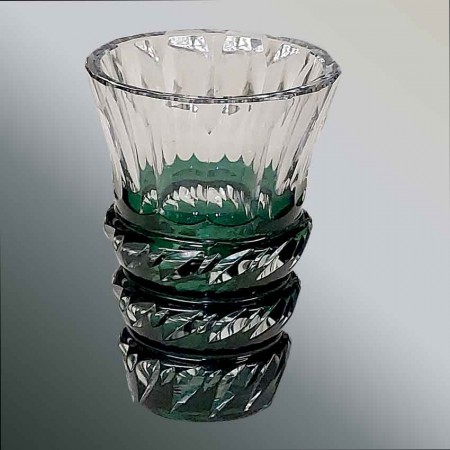 Collection crystal vase from the Val Saint Lambert crystal glassworks
