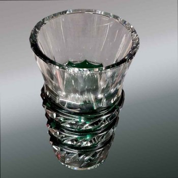 Sammler-Kristallvase aus der Kristallfabrik Val Saint Lambert
