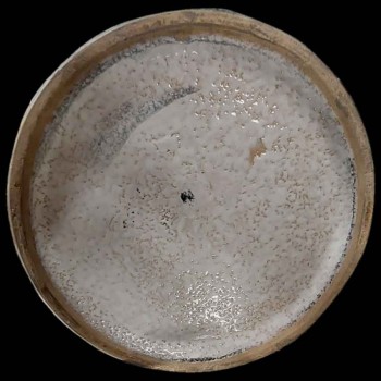 chevrette montelupo faience italienne decor rinceaux polychrome ancienne