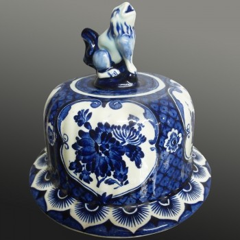 Delft Boch earthenware vase