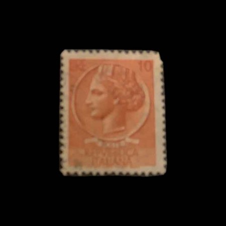 Italian stamp Syracuse 10 lira