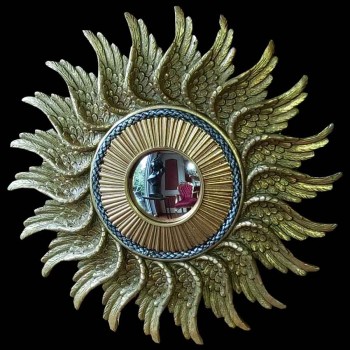 Miroir soleil Ailés Vintage 1970