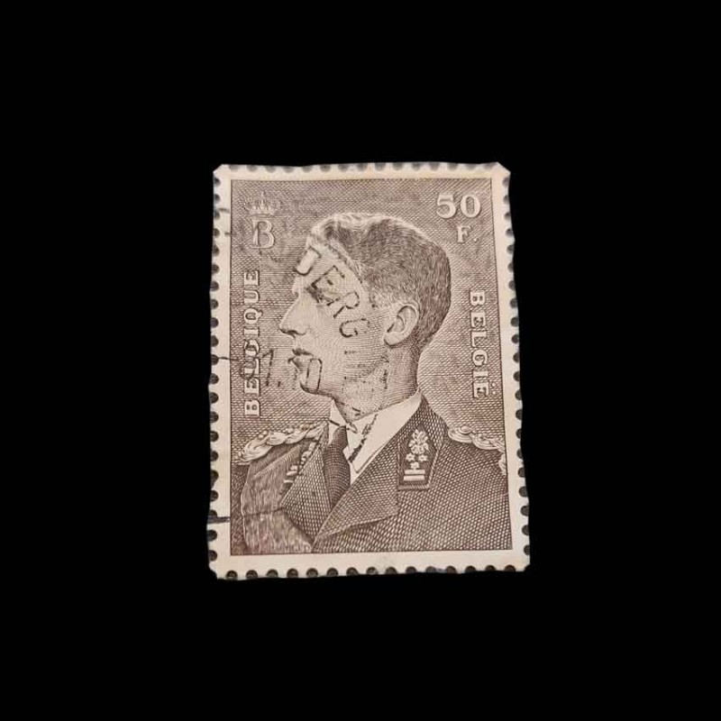 Briefmarke Belgien König Baudoin 50 f