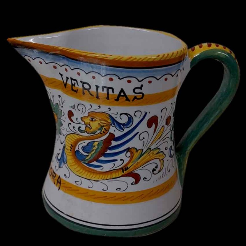 jug-deruta-ceramic-volpi-dragon-raphaelesque-in-vinno-veritas