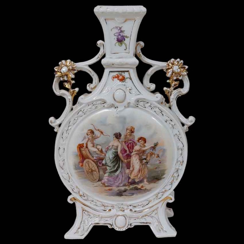 19th century Vienna porcelain vase