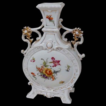 antique vienna porcelain vase cupid hand painted gilt decoration 19th century luxury decor