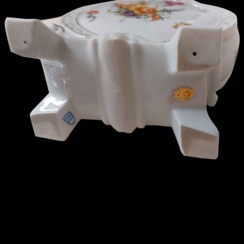 vase porcelaine vienne ancien cupidon decor mythologique dorure xixe siecle