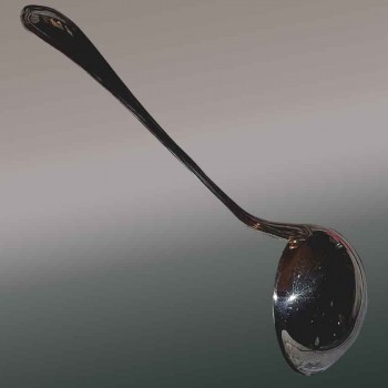 Christofle silver plated metal ladle, vintage spatours model