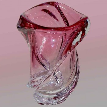 Val Saint Lambert vintage collector 1958 crystal vase