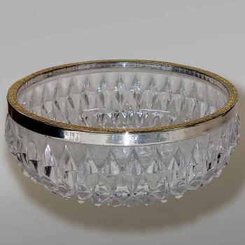 Ensaladera de cristal vintage Joséphine Heitten 1960