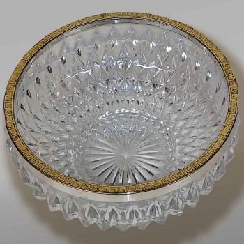 Ensaladera de cristal vintage Joséphine Heitten 1960