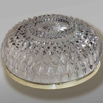 Ensaladera de cristal vintage Joséphine Heitten 1960