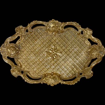 Louis XV style solid gilt bronze top