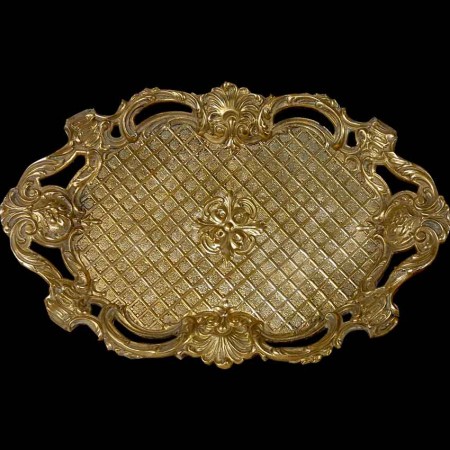 Louis XV style solid gilt bronze top