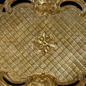 antieke bronzen Art Deco dienblad