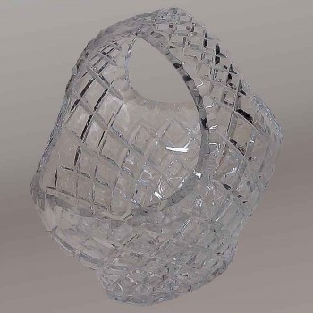 Cesta de cristal de Val Saint Lambert