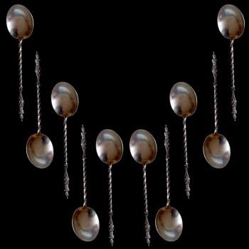 18th century silver spoons