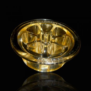 Val Saint Lambert crystal flower spike vase "Charles Graffart"